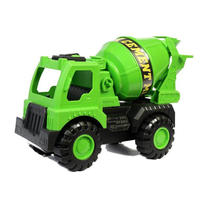 Lilbit korean series cement mixer friction-powered plastic toy, green