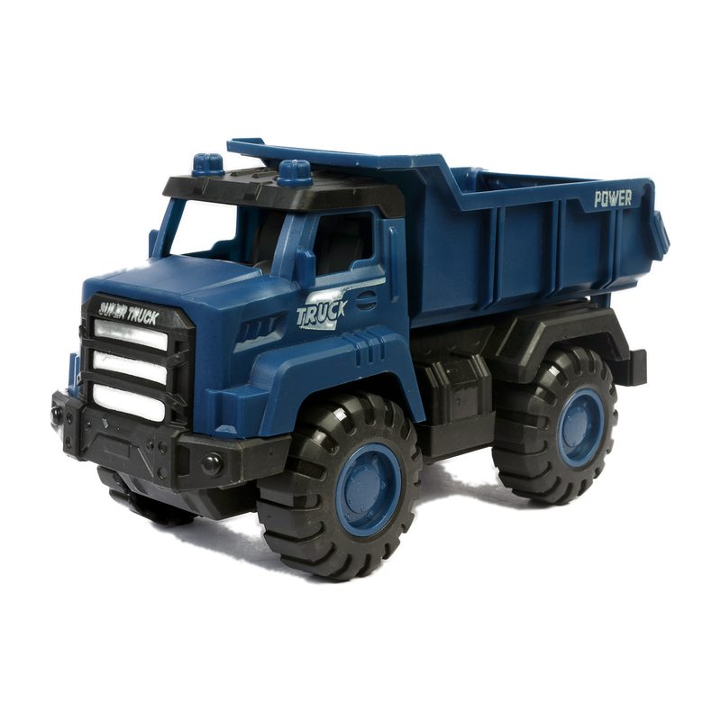 Lilbit american series dump truck friction-powered plastic toy, blue