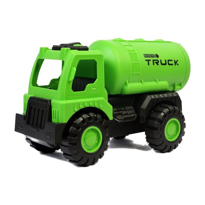 Lilbit korean series water tanker friction-powered plastic toy, green